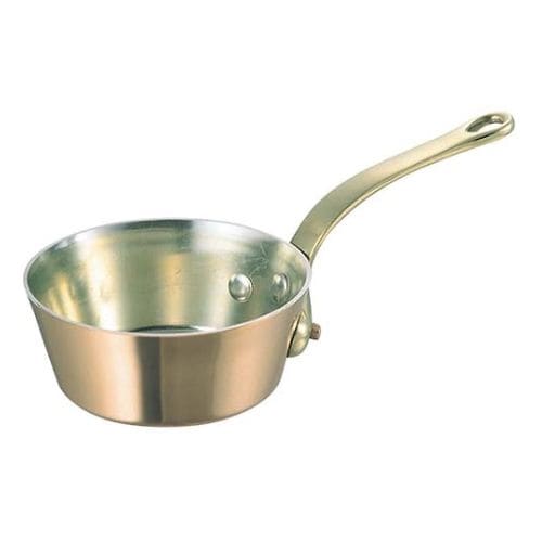SW 銅 極厚 テーパー鍋(真鍮柄)30cm