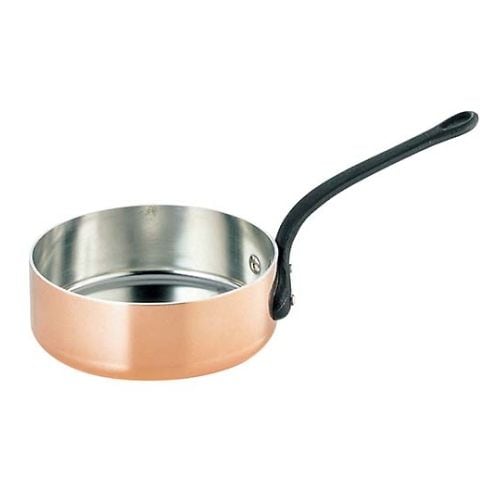 SW 銅 極厚 浅型 片手鍋(鉄柄)30cm
