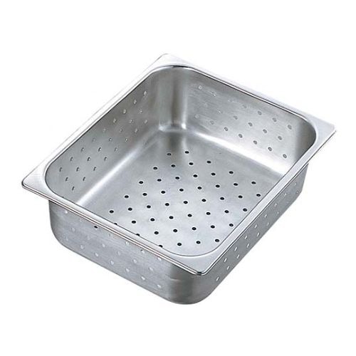 サネックス 穴明ホテルパン 1/2(H100)