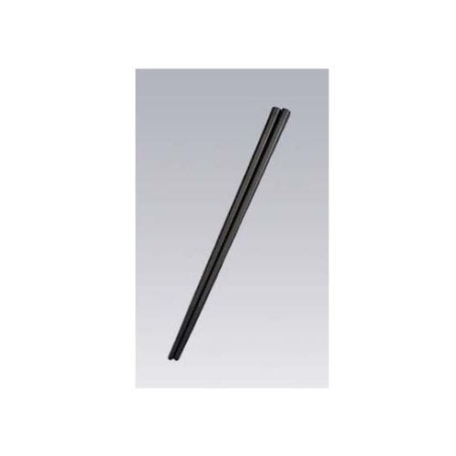 カラー樹脂箸 22.6cm 四角(100膳) 黒
