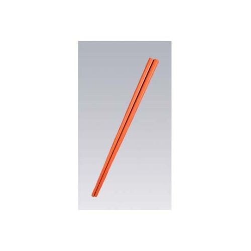 カラー樹脂箸 22.6cm 四角(100膳) 明茶