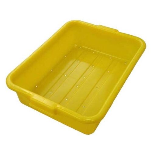 カラーフードストレージドレインボックス 5吋 黄