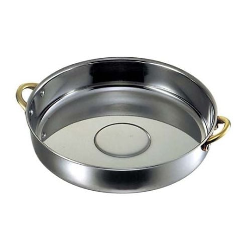 MA 18−0 すきやき鍋 両手付 28cm