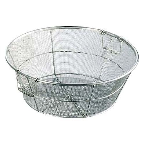 BK 手付 揚ザル 荒目(5メッシュ)60cm