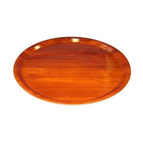 トレイ 丸 CA3800E76 ウォルナッツ