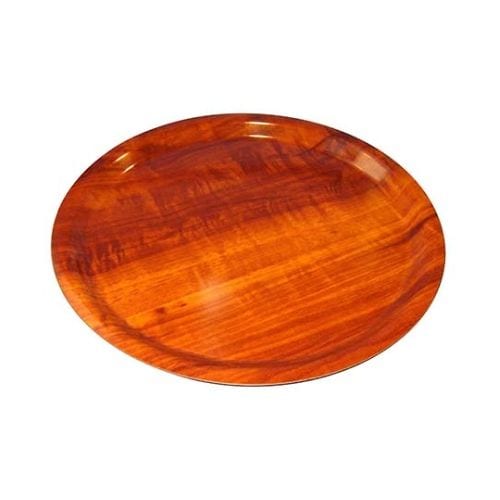 トレイ 丸 CA3200E76 ウォルナッツ