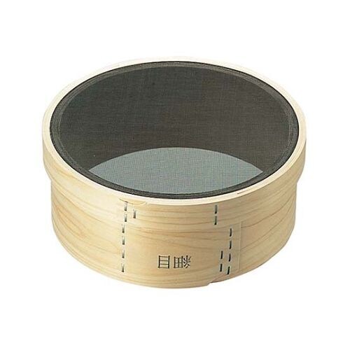 木枠 裏漉し 細目(24メッシュ)6寸(18cm)