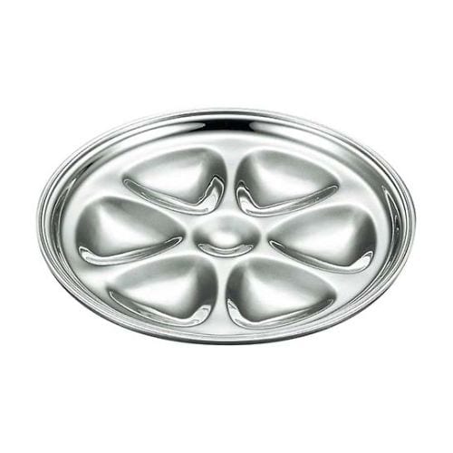 UK 18−8 菊渕 オイスタープレート