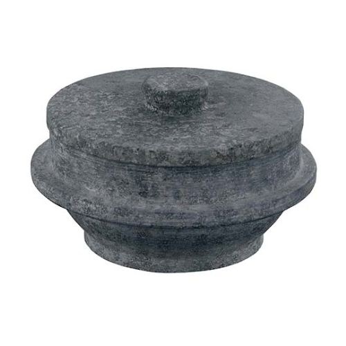 長水 遠赤 石焼釜(石蓋付)補強リング無 20cm