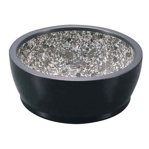 石焼ビビンバ アルミ枠付(艶消ブラック)19cm