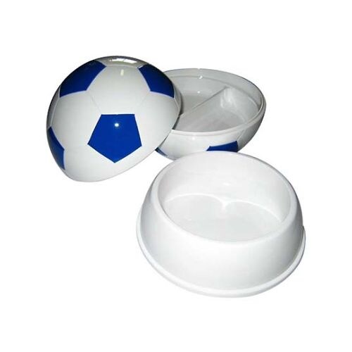 お子様ランチ皿 サッカーボール 大(仕切付)ブルー