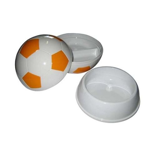 お子様ランチ皿 サッカーボール 大 (仕切付) 黄