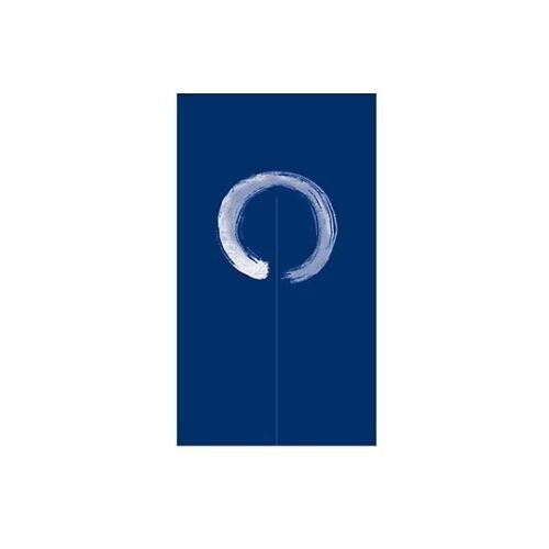 EBM のれん 丸 紺 YNL−69