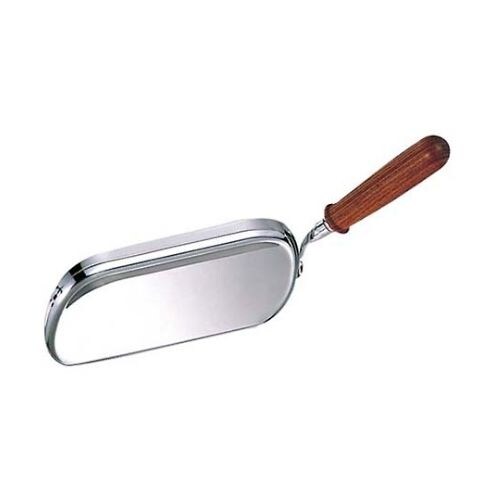 UK 18−8 木柄ダストパン 右きき用