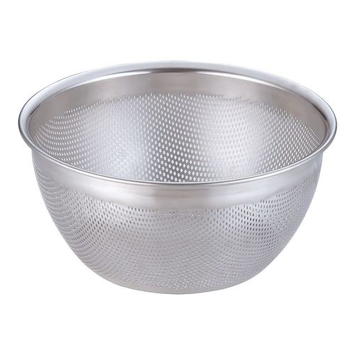 18−8 HACCPパンチング深型ざる 27.5