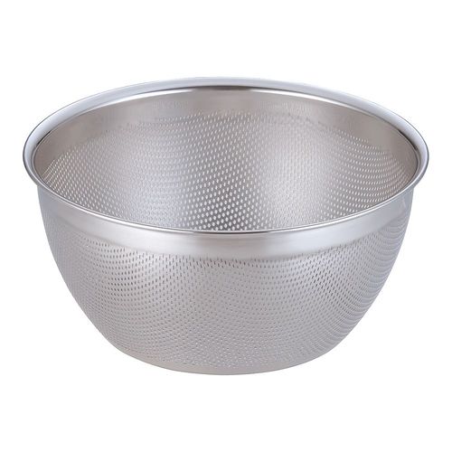 18−8 HACCPパンチング深型ざる 30cm