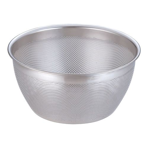 18−8 HACCPパンチング深型ざる 33cm