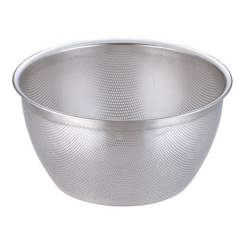 18−8 HACCPパンチング深型ざる 35cm