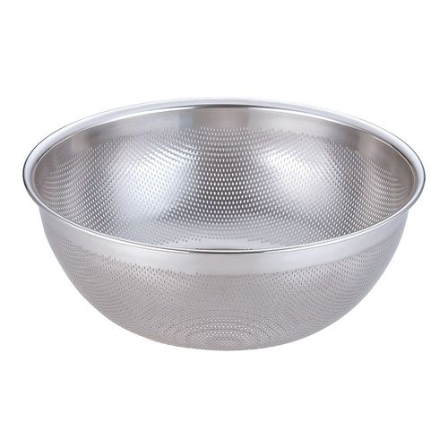 18−8 HACCPパンチング浅型ざる 37.5