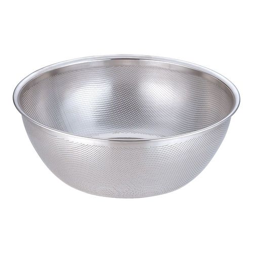 18−8 HACCPパンチング浅型ざる 50cm