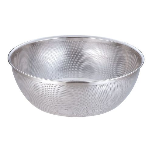 18−8 HACCPパンチング浅型ざる 55cm