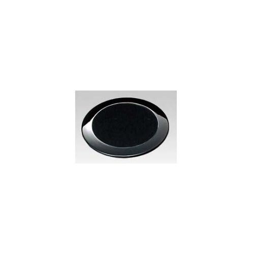 和風 月見 コースター 黒/内黒