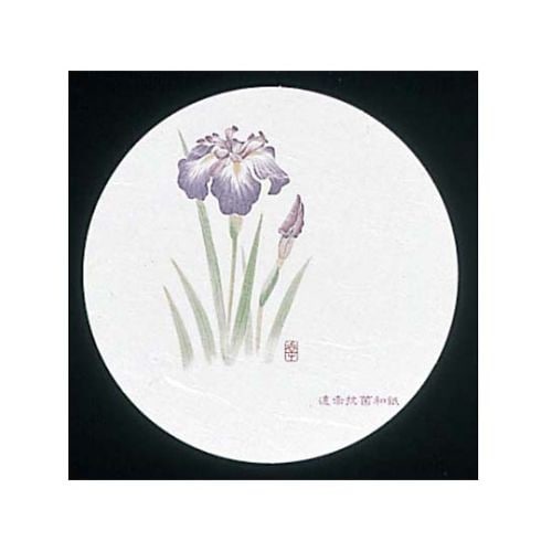 和風コースター丸型(50枚)WCO−M4 あやめ