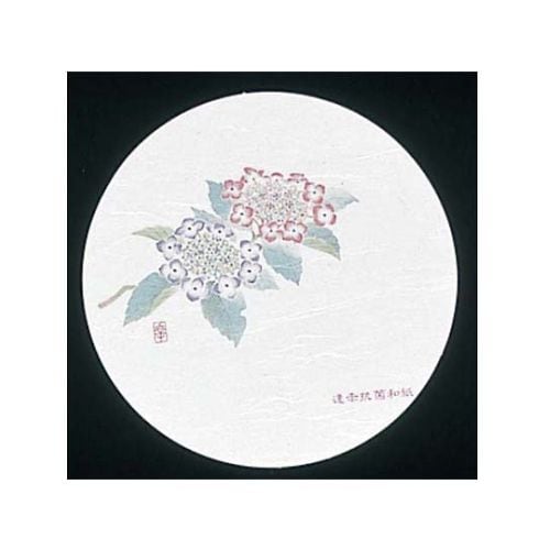 和風コースター丸型(50枚)WCO−M5 あじさい