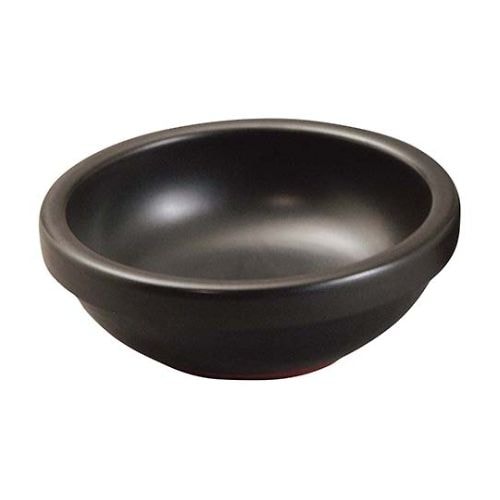 耐熱陶器 ビビンバ鍋(黒)小