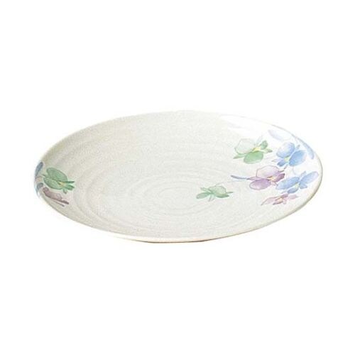 和食器 すみれ 丸皿 中 VO−13