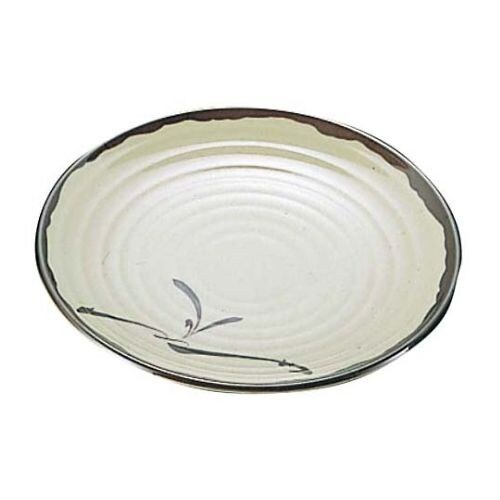 和食器 織部 丸皿 中 OB−13