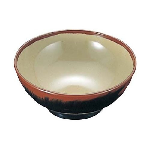 和食器 長次郎窯 そば丼 AN−70 特大 内若草