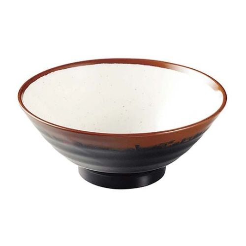 和食器 長次郎窯 そば丼 AN−65 大 内白