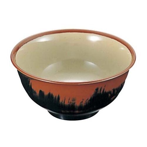 和食器 長次郎窯 羽反り丼 AN−60 大 内若草