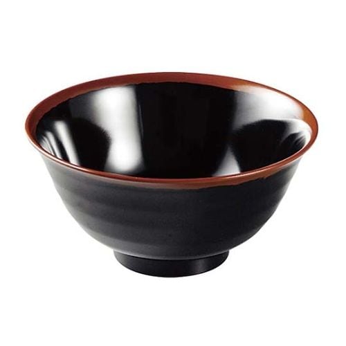 和食器 長次郎窯 羽反り丼 AN−59 小 内黒