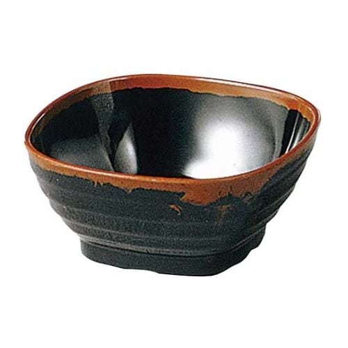 和食器 長次郎窯 角 小鉢 AN−50 内黒