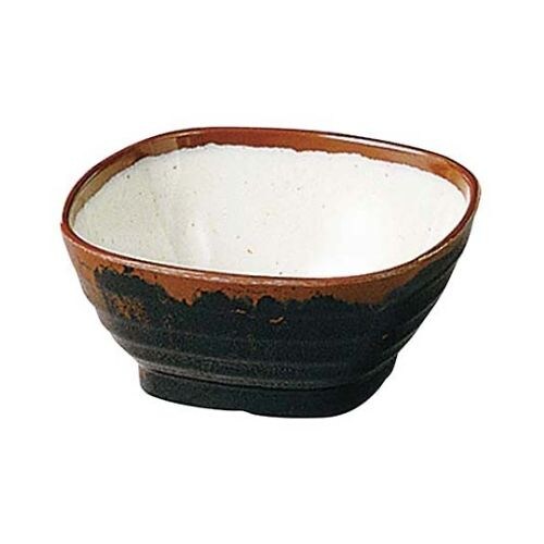 和食器 長次郎窯 角 小鉢 AN−50 内白