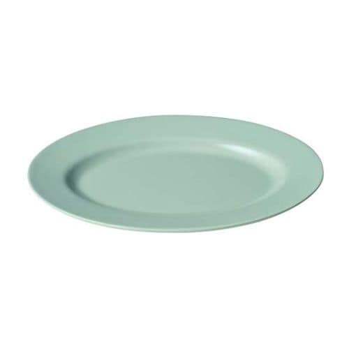 中華食器 瑞祥 小判皿 10インチ 青磁無地