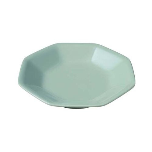 中華食器 瑞祥 八角皿 CS−30 青磁無地