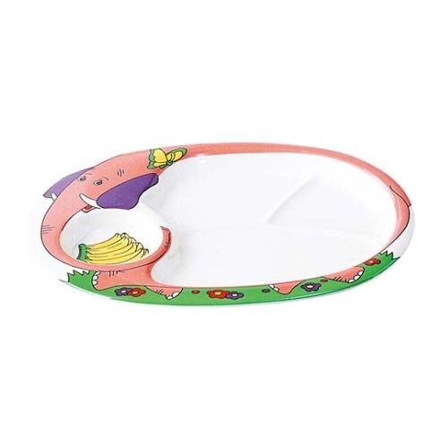 メラミン ランチ皿 ゾウ 2456400