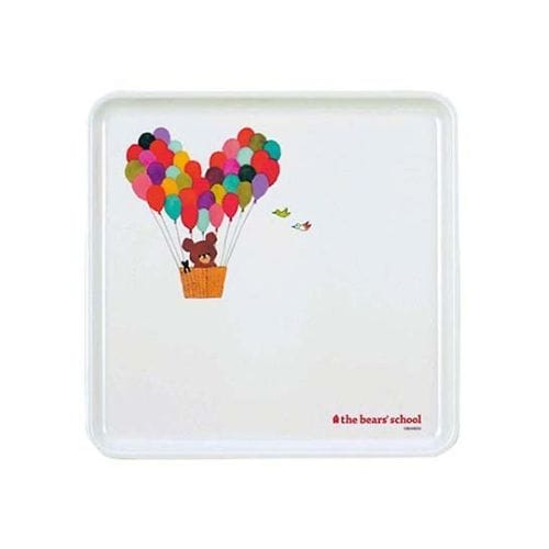 お子様食器 くまのがっこう 正角トレイ M―32J