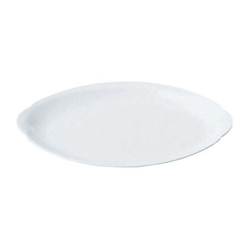 給食用食器 小判皿 プラタン型 14吋 白