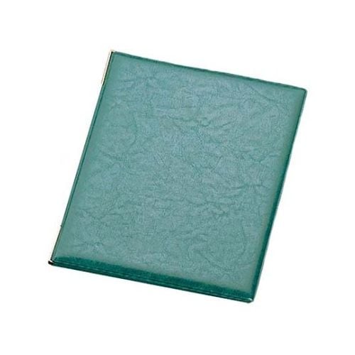 レザータッチメニューブック 大 グリーン