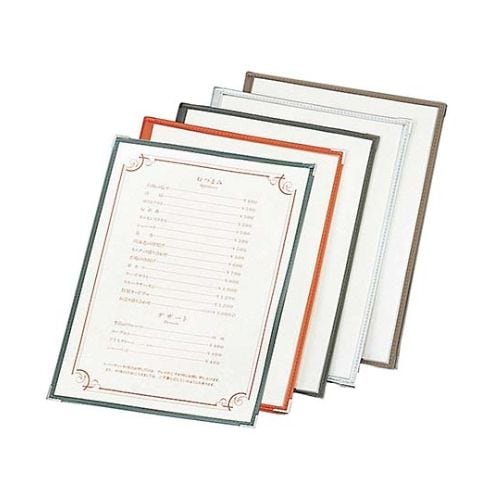 クリアテーピング メニューブック TA−44 黒