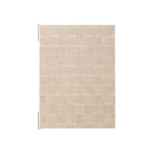 チェック柄メニューブック 中 アイボリー