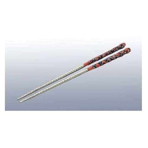 砲金鋳物 長寿 火箸 27cm