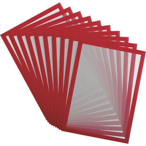 PVCマグネットフレームA4用 10枚入り レッド