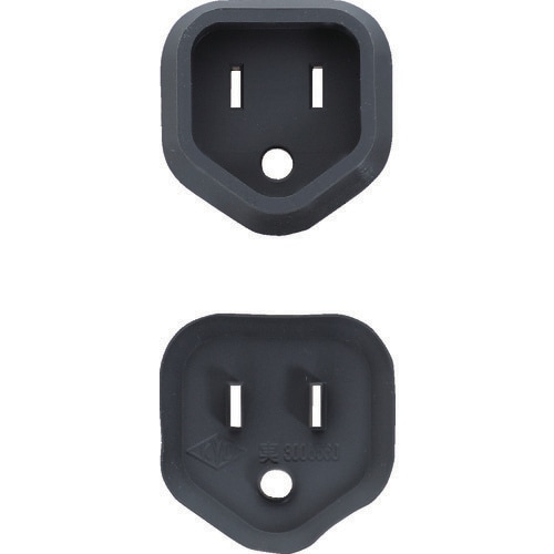 プラグ安全カバー3P用 50P入 ブラック