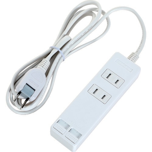 USB充電ポート付きタップ 2個口2ポート4.8A