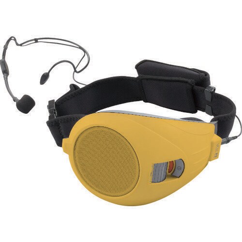 ハンズフリー拡声器 黄